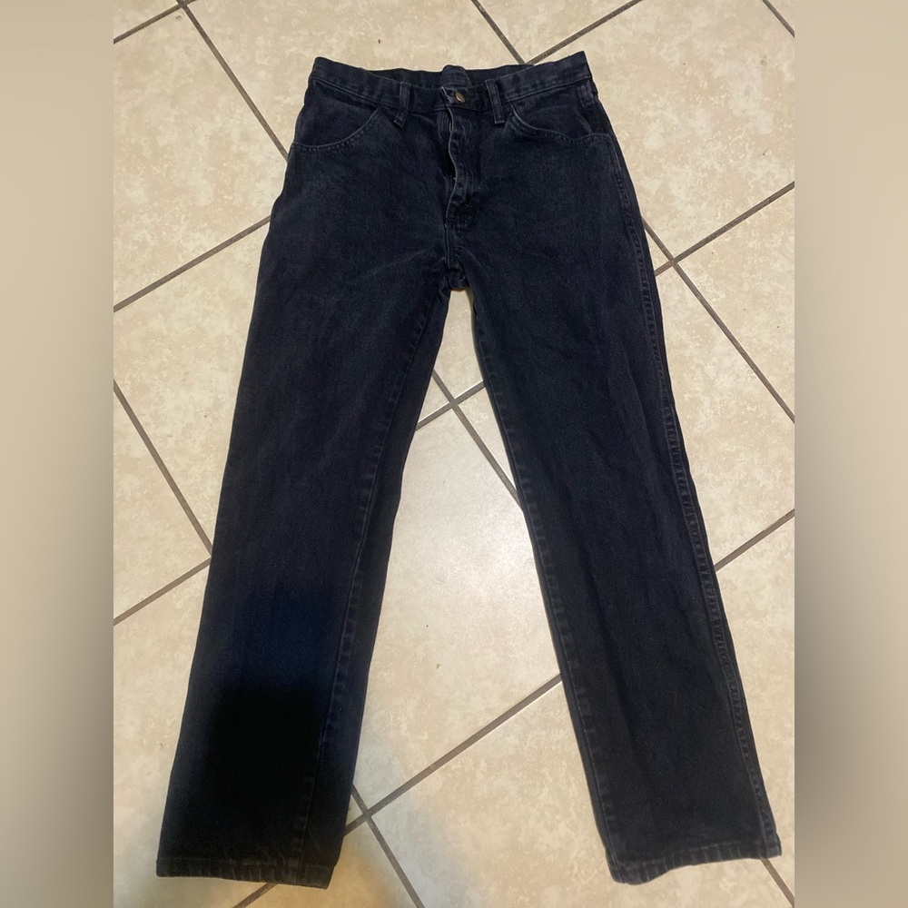 Rustler Men's Deep Indigo Straight Jeans